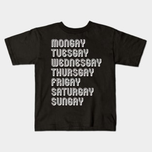 MONGAY TO SUNGAY Kids T-Shirt